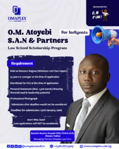 oyetola muyiwa atoyebi scholarship 6th edition